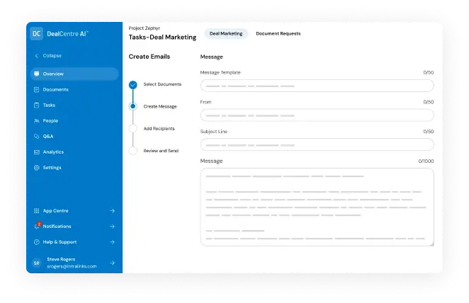 DCAI Marketing Simplified collaboration UI Illustration